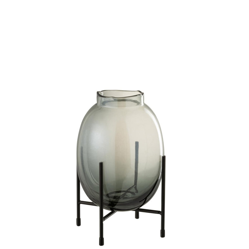 Broadbent Glass Table Vase 1, 25cm H x 16.5cm W x 16.5cm D