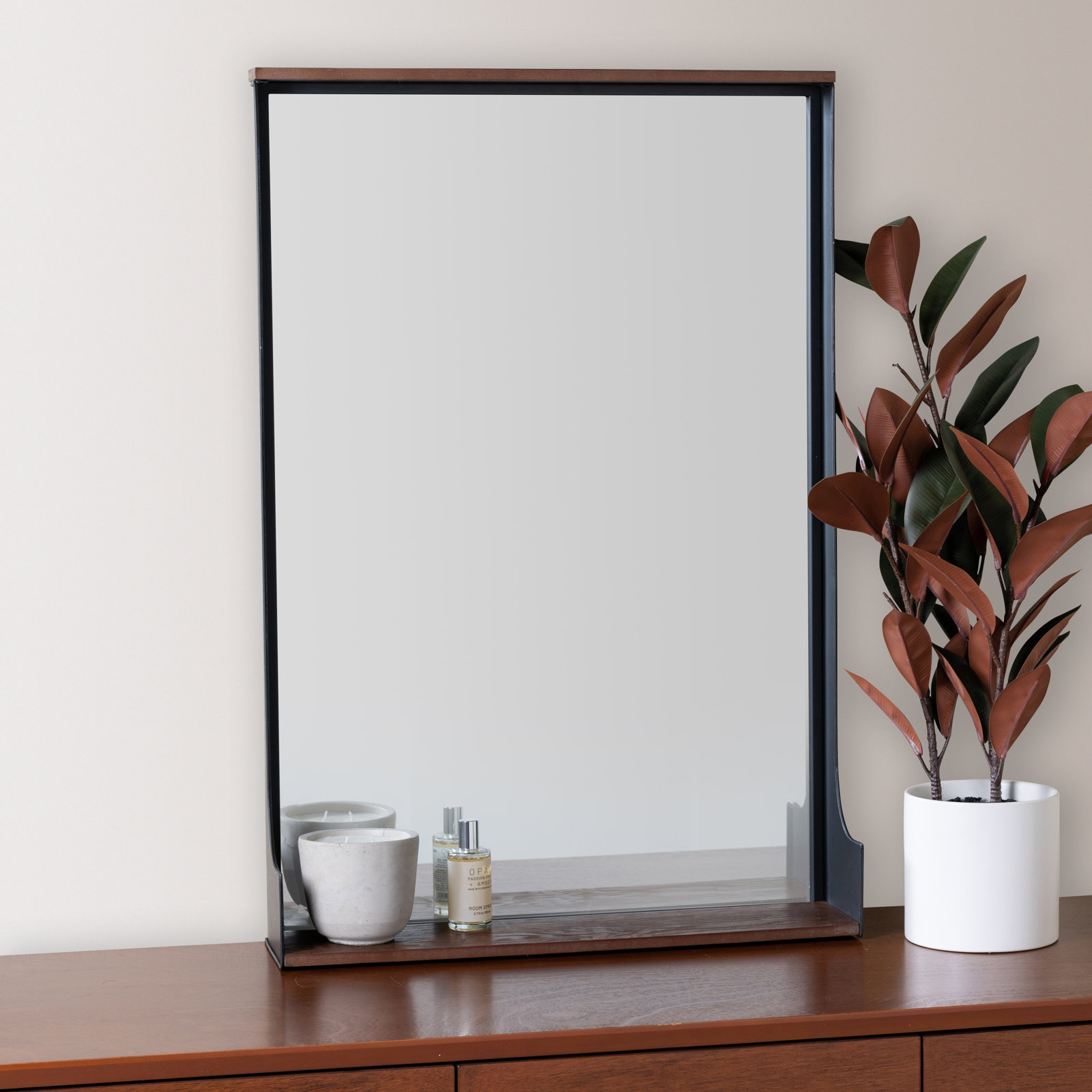 24" Mahogany Mirror