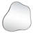 Cloud-Shaped Metal Accent Wall Mirror, Mirror