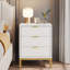 40cm W Metal Bedside Table