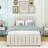 Upholstered Platform Bed with Twin Trundle and 3 Drawers-1687341855-1687341848