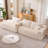 Boneless 106" W Configurable Compression Sectional Sofa With L-Shape Chaise-325703100-325702720