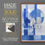 ABSTRACT Series XCIV - Impression encadrée de qualité supérieure - prête à être accrochée - aucun clou requis - aucun clou requis-1931249195-1931249190