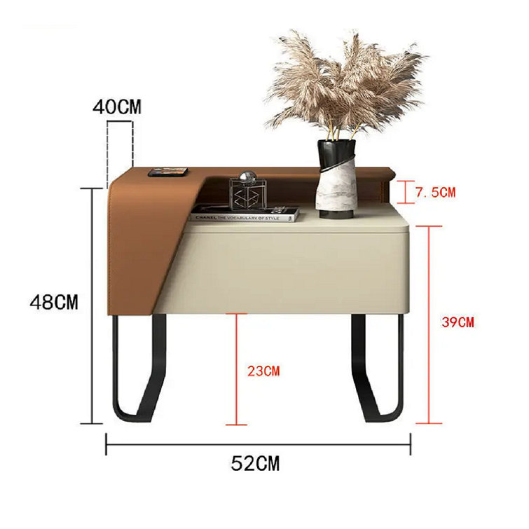 Miyo Manufactured Wood Bedside Table