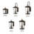 Bromley 3-Light Aluminum Outdoor Wall Mount Lantern-678721835-752668289