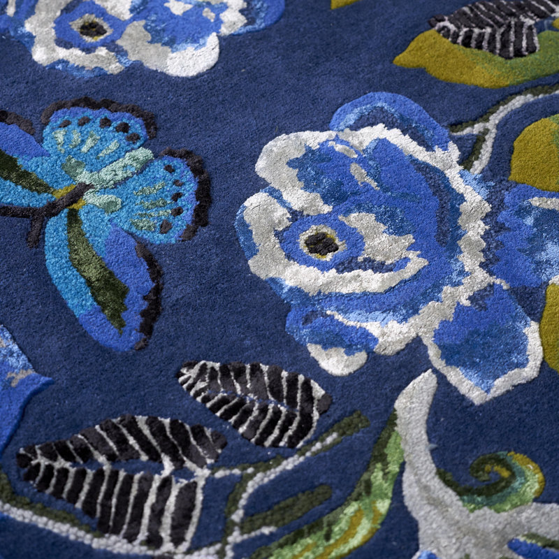 Eleonora Cobalt Rug, Rectangle 8'2" x 11'6"