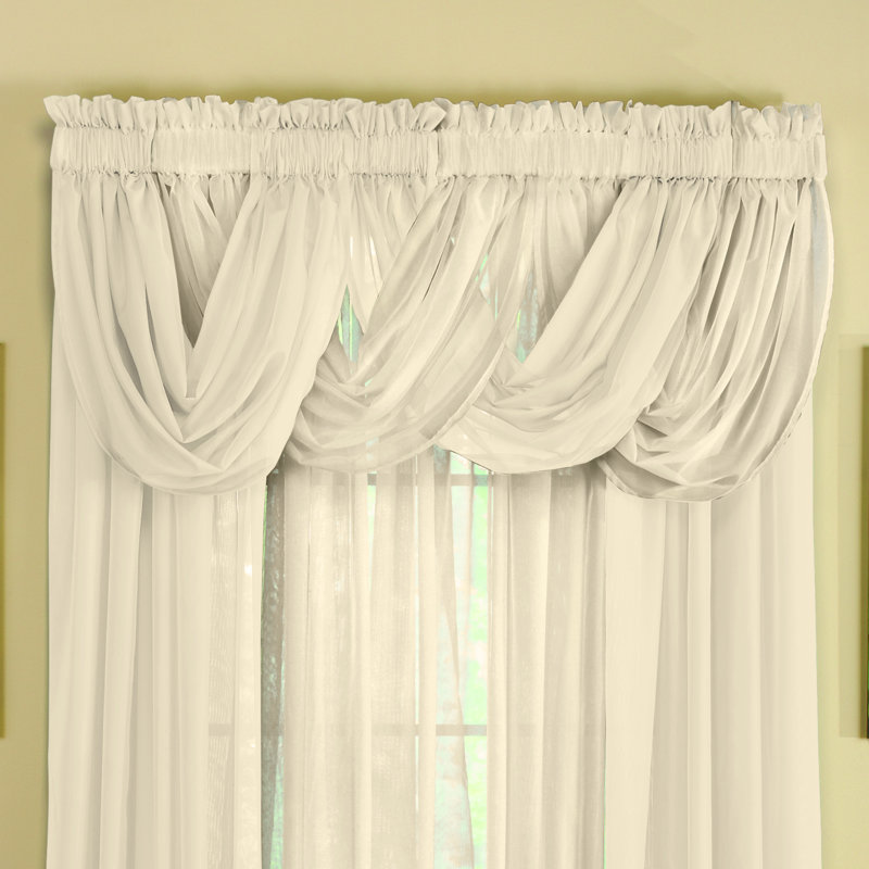 Furman Swag Window Valance, Cream