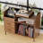 Record Player Stand With Storage For 500+ Albums, Mid-Century Modern Turntable Shelf & Drawers  Sturdy Wood & Metal Audio Console For Living Room-2114512141