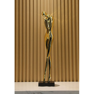 Italian Minimalist Portrait Sculpture Resin Figurine