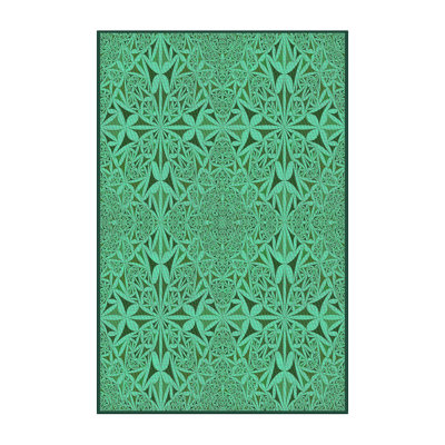 Tapis vert / noir Brooksdale