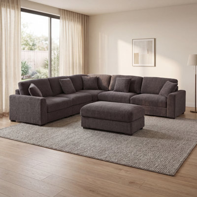 Angeliah 6 Seater Reversible Upholstered Corner Sectional