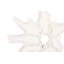 Cast Carved Root Wall Art, White Stone