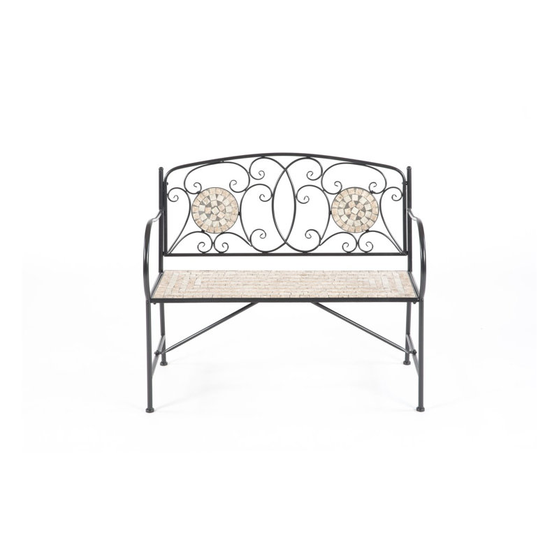 Norcroft Wrought Iron Bench