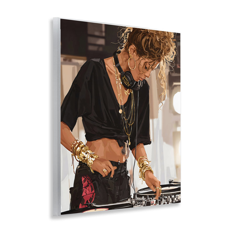 Speaking Through Music DJ Wall Plaque, design by Franklyn Gregory