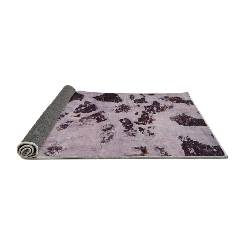 Tapis abstrait moderne 760, Rond 7 pi