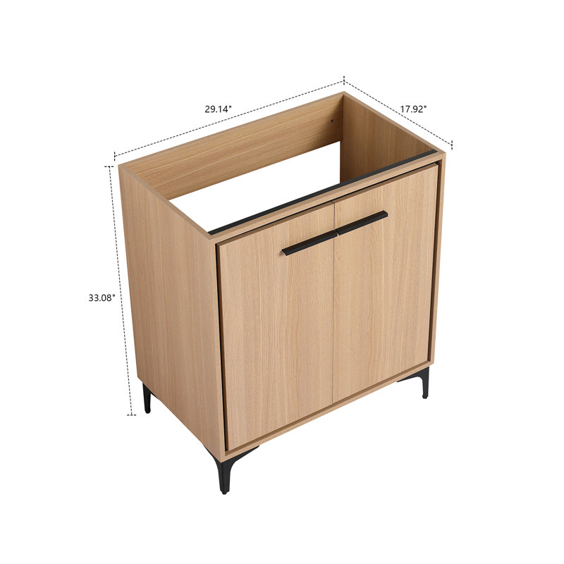 Breta 29.35'' Single Bathroom Vanity Base Only