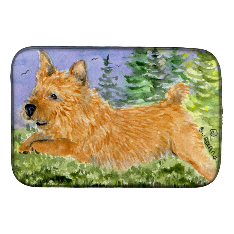 Tapis de séchage terrier norwich
