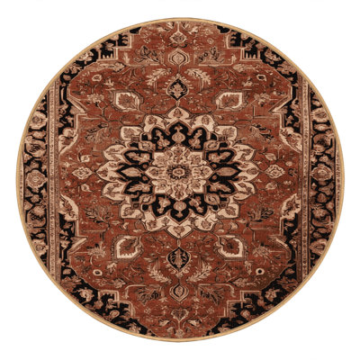 Tapis brun lavable à la machine