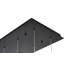 Lustre 12 lumières DEL noir satiné avec abat-jour PC-1446042384