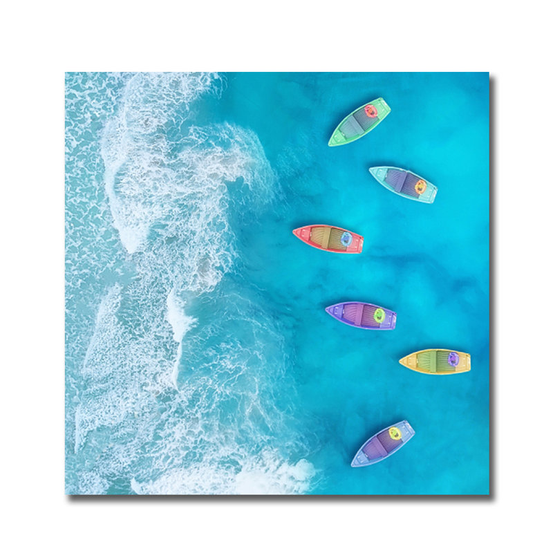 Pacific Pastels Print, Aluminum, 24" H x 24" W x 1.5" D