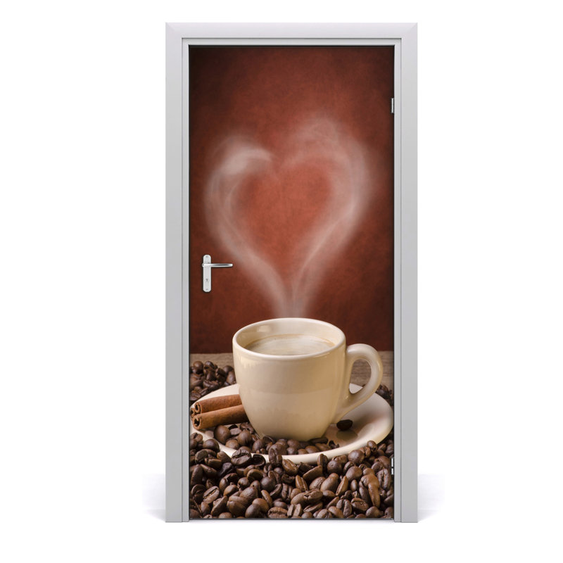 Aromatic Coffee Door Decal
