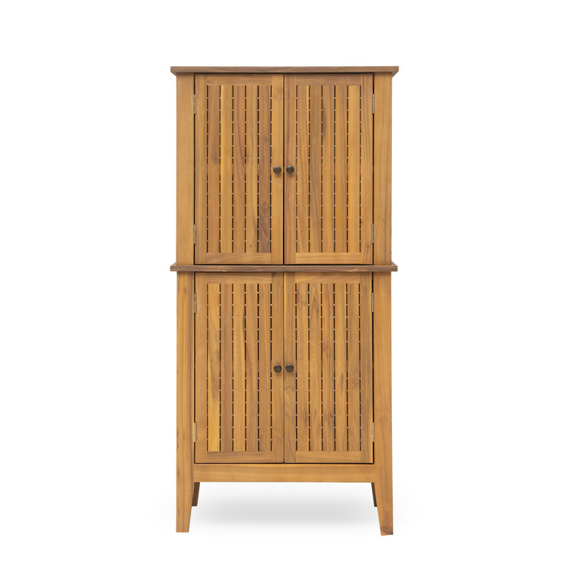 Armoire en bois d'acacia Kedzie