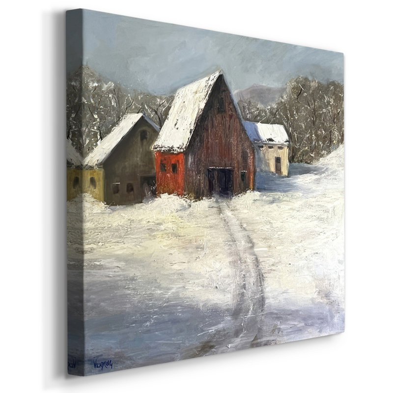 " Winter Homestead I ", 10" H x 10" W x 1.5" D