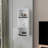 Stylish White Wall Mounted Cabinet With Mirror - Enhances Room Reflection Modern Storage For Adds Contemporary Flair-899080983