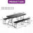 6/8-Person Long Wood-grain Picnic Table Set Outdoor Dining Set-483798476-506598977