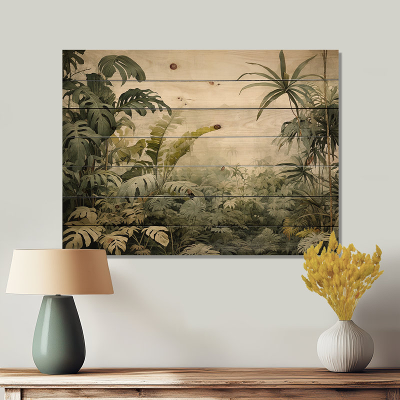 Panneaux de décoration murale Kent - Paysages en bois, H 24 po x l 32 po