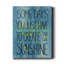 Sunshine - reproduction d'art textuel sur toile tendue-42314298