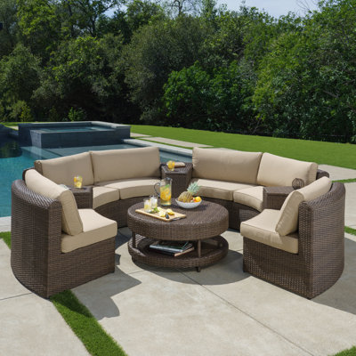 Ensemble modulaire courbé 8 pièces Mackinac