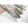 Twilight Random Sized Straight Edge Metal and Glass Mosaic Tile