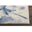 Tapis bleu / ivoire à motif floral Arnim-1202292837