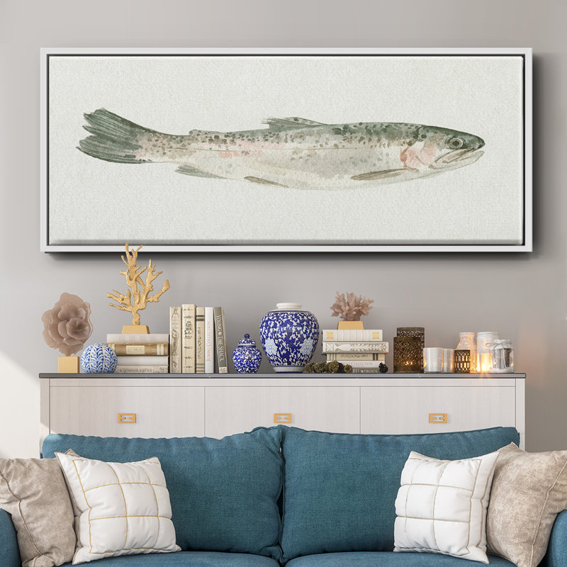 Fresh Catch III, H 24 po x l 60 po, Blanc