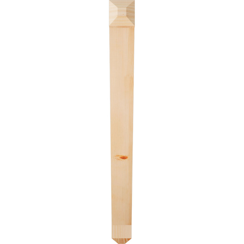 Support pour artisan traditionnel, Douglas (lisse), 44" H x 4" W x 40" D