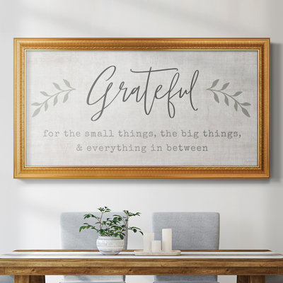 Grateful for Everything - Reproduction de photo sur toile