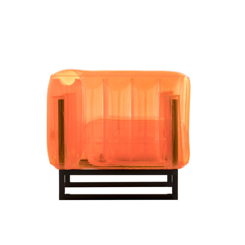 Yomi Outdoor Lounge Chair, Orange