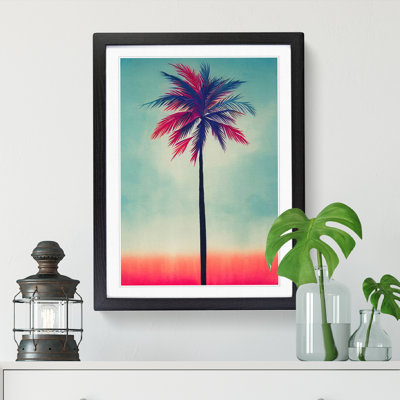 Watercolour Palm Tree Vol.5 1 Piece Single Picture Frame Wall Art