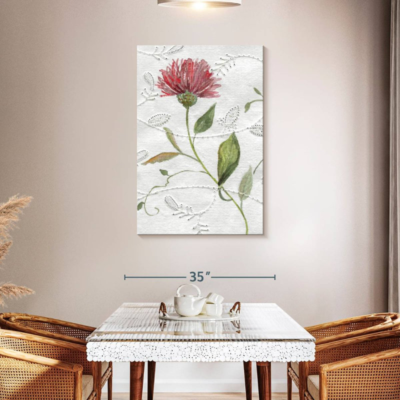 Broderie botanique Harnek I, H 45 po x l 30 po