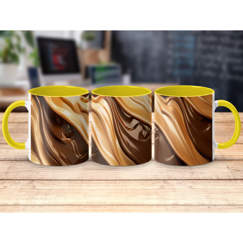 Ceramic Coffee Mug, Yellow