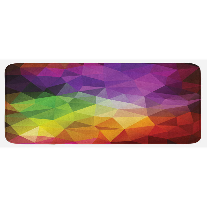 Tapis de cuisine abstrait