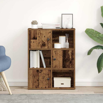 Bookcase 60X24x76.5 Cm Engineered Wood