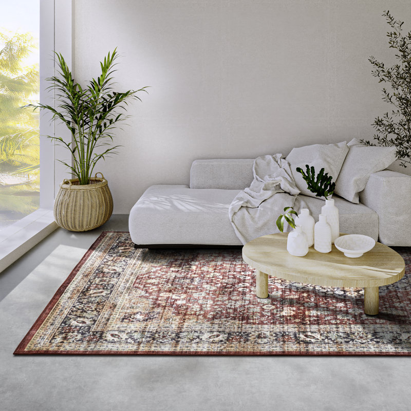 Aurora Oriental Machine Woven Area Rug, Rectangular 120 x 160cm