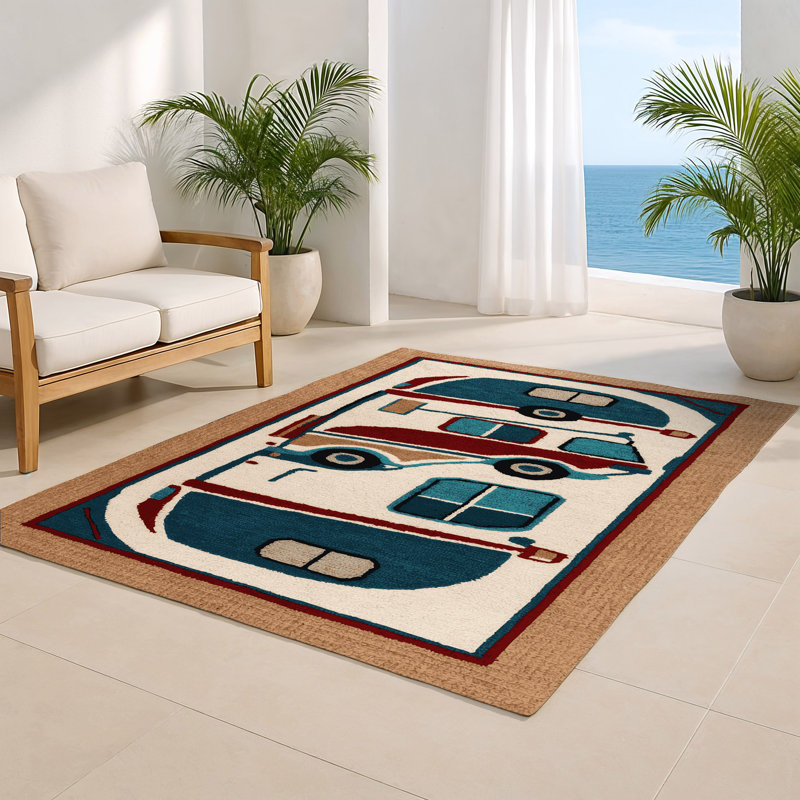 Tapis intérieur et extérieur noir Transport, Rectangulaire 8 pi x 10 pi