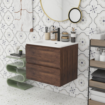 Meuble-lavabo mural 24 po