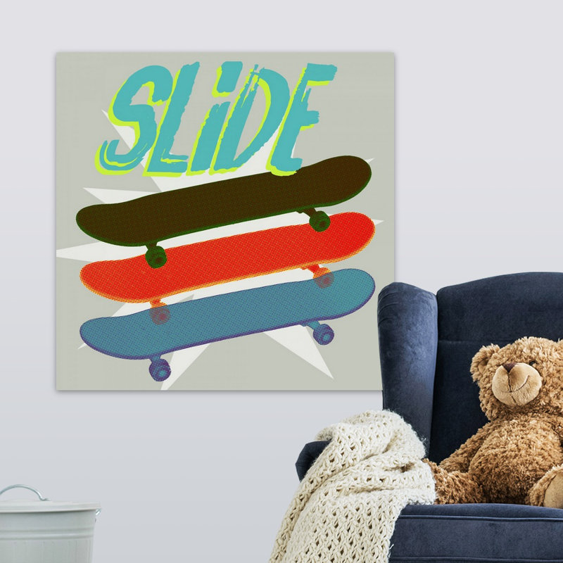 Art sur toile sk8r ii Sieber, Toile tendue, H 24 po x l 24 po x P 1,25 po