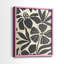 Linocut Garden I-Premium, impression encadrée - prête à être accrochée - aucun clou requis - aucun clou requis-1770363565-1770363566