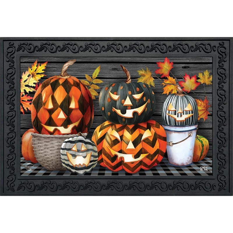 Paillasson à motifs Jack-O-Lanterns