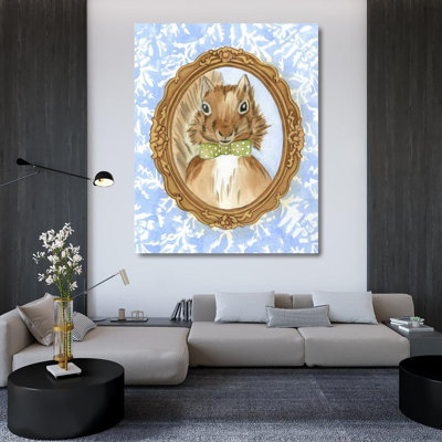 Art sur toile tendue, Astoria Grand Zarris, Chariklia, titre: Teachers Pet - Squirrel